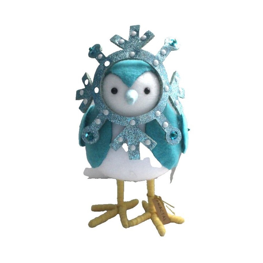 Target Wondershop 2022 FRACTAL Featherly Friends Bird Figure 6" Winter Snowflake